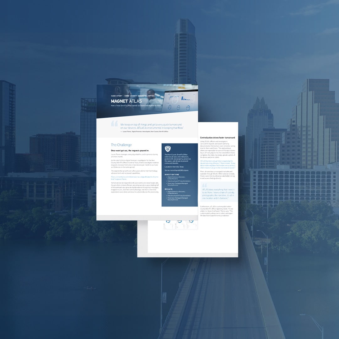 Magnet Atlas: Wie ein Sherrifโs Office in Texas die digitalen Ermittlungen um Tage beschleunigt